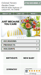 Mobile Screenshot of colonialnurserygardencenter.com